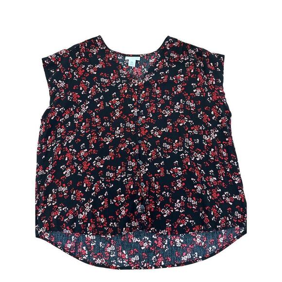 Liz Claiborne Tops - Liz Claiborne Blouse Ditsy Floral Womens Xlarge